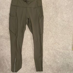 Green Lululemon Leggings